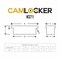 Camlocker 71in Crossover Truck Tool Box, Matte Black Aluminum KS71MB - alternate 3